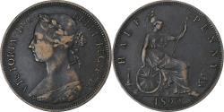 World Coins - United Kingdom, Victoria, 1/2 Penny, 1890, London, Bronze, , KM:754