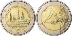 World Coins - Latvia, 2 Euro, 2014, Bi-Metallic,