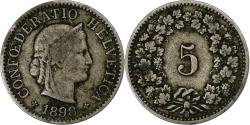 World Coins - Switzerland, 5 Rappen, 1898, Bern, Copper-nickel, , KM:26