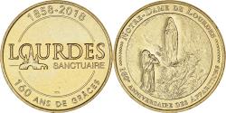 World Coins - France, Token, Touristic token, Notre-Dame de Lourdes - 160e Anniversaire des