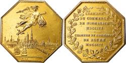 World Coins - France, Token, Chambre de Commerce de Rouen, 1802, Lecomte, , Vermeil