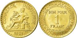 World Coins - Coin, France, Chambre de commerce, Franc, 1921, Paris,