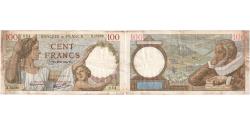 World Coins - France, 100 Francs, Sully, 1940-09-26, X.15292, VF(20-25)