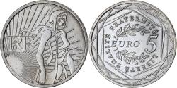 World Coins - France, 5 Euro, 2008, Monnaie de Paris, Semeuse, , Silver, KM:1534
