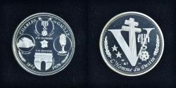 World Coins - France, Medal, Charles de Gaulle, un Homme, un Destin, Politics, BE,