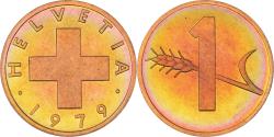 World Coins - Coin, Switzerland, Rappen, 1979, Bern, Proof, , Bronze, KM:46