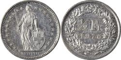 World Coins - Coin, Switzerland, 1/2 Franc, 1976