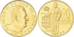 World Coins - Coin, Monaco, Rainier III, 20 Centimes, 1974, , Aluminum-Bronze