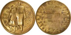 World Coins - France, Medal, De Gaulle, l'Appel du 18 juin, Jaeger, MS(60-62), Gilt Bronze