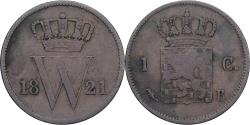 World Coins - Coin, Netherlands, William I, Cent, 1821, Brussels, , Copper, KM:47