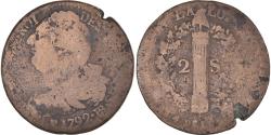 World Coins - Coin, France, Louis XVI, 2 sols Français, 1792 / AN 4, Strasbourg,