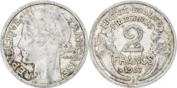 World Coins - Coin, France, Morlon, 2 Francs, 1947, Paris, , Aluminum, KM:886a.1