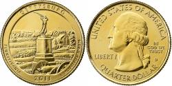 Us Coins - United States, Quarter, Quarter Dollar, 2007, U.S. Mint, Gettysburg