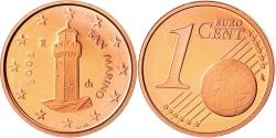 World Coins - San Marino, Euro Cent, 2008, Proof, , Copper Plated Steel, KM:440