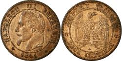 World Coins - Coin, France, Napoleon III, Napoléon III, 2 Centimes, 1861, Paris,