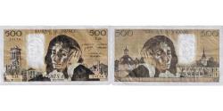 World Coins - France, 500 Francs, Pascal, 1973, T.34, EF(40-45), Fayette:71.10
