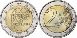 World Coins - France, 2 Euro, European Union Presidency, 2008, Paris, , Bi-Metallic