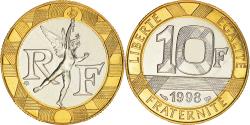 World Coins - Coin, France, Génie, 10 Francs, 1998, Paris, , Aluminum-Bronze