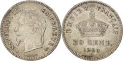 World Coins - Coin, France, Napoleon III, Napoléon III, 20 Centimes, 1868, Paris,