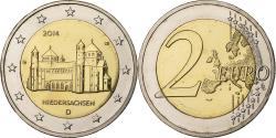 World Coins - Germany, 2 Euro, Niedersachsen, 2014, Karlsruhe, Bi-Metallic,
