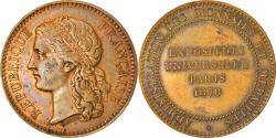 World Coins - France, Medal, Exposition universelle de Paris, 1878, Barre, , Copper