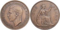 World Coins - Great Britain, Penny, 1945, British Royal Mint, Bronze,
