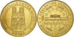 World Coins - France, Token, Touristic token, Reims - Cathédrale Notre Dame, 2001, MDP