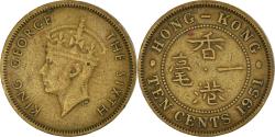 World Coins - Coin, Hong Kong, 10 Cents, 1951