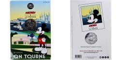 World Coins - France, 10 Euro, Mickey Silence on tourne, 2018, Monnaie de Paris, Silver
