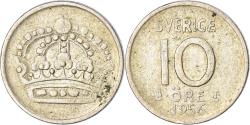 World Coins - Coin, Sweden, 10 Öre, 1956