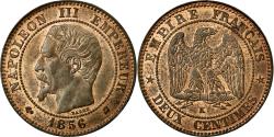 World Coins - Coin, France, Napoleon III, Napoléon III, 2 Centimes, 1856, Bordeaux