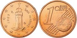 World Coins - San Marino, Euro Cent, 2005, Rome, Copper Plated Steel, , KM:440