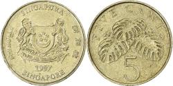 World Coins - Singapore, 5 Cents, 1997