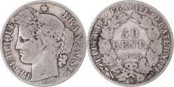 World Coins - Coin, France, Cérès, 50 Centimes, 1895, Paris, , Silver, KM:834.1