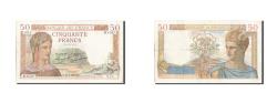 World Coins - Banknote, France, 50 Francs, 50 F 1934-1940 ''Cérès'', 1935, 1935-03-21