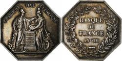 World Coins - France, Token, Banque de France, An VIII, Silver, Dumarest,