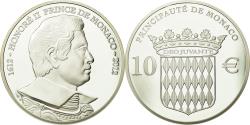 World Coins - Monaco, 10 Euro, Honoré II - Titre princier, 2012, BE, , Silver