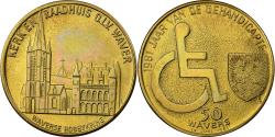 World Coins - Belgium, Token, 50 Wavers - O.L.V. Waver, 1981, Copper,