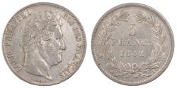 World Coins - Coin, France, Louis-Philippe, 5 Francs, 1842, Rouen, , Silver