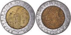 World Coins - Coin, San Marino, 500 Lire, 1992, Rome, , Bi-Metallic, KM:286