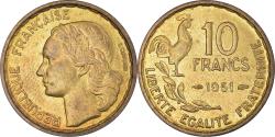World Coins - Coin, France, Guiraud, 10 Francs, 1951, Paris, , Aluminum-Bronze