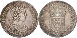 World Coins - France, Louis XIV, Écu à la mèche courte, 1644, Paris, Silver,