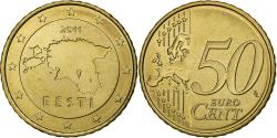 World Coins - Estonia, 50 Euro Cent, 2011, Vantaa, , Brass, KM:66