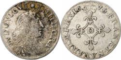 World Coins - France, Louis XIV, 4 Sols des Traitants, 1676, Vimy, Silver,