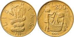 World Coins - Coin, San Marino, 200 Lire, 1995, , Aluminum-Bronze, KM:329