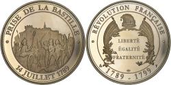 World Coins - France, Medal, Révolution Française, Prise de la Bastille, Copper-nickel
