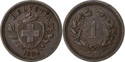 World Coins - Switzerland, Rappen, 1884, Bern, Bronze, , KM:3