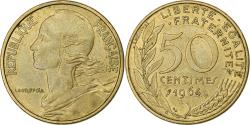 World Coins - France, 50 Centimes, Marianne, 1964, Paris, Aluminum-Bronze,