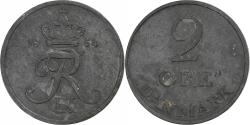 World Coins - Denmark, Frederik IX, 2 Öre, 1954, Copenhagen, Zinc, , KM:840.1