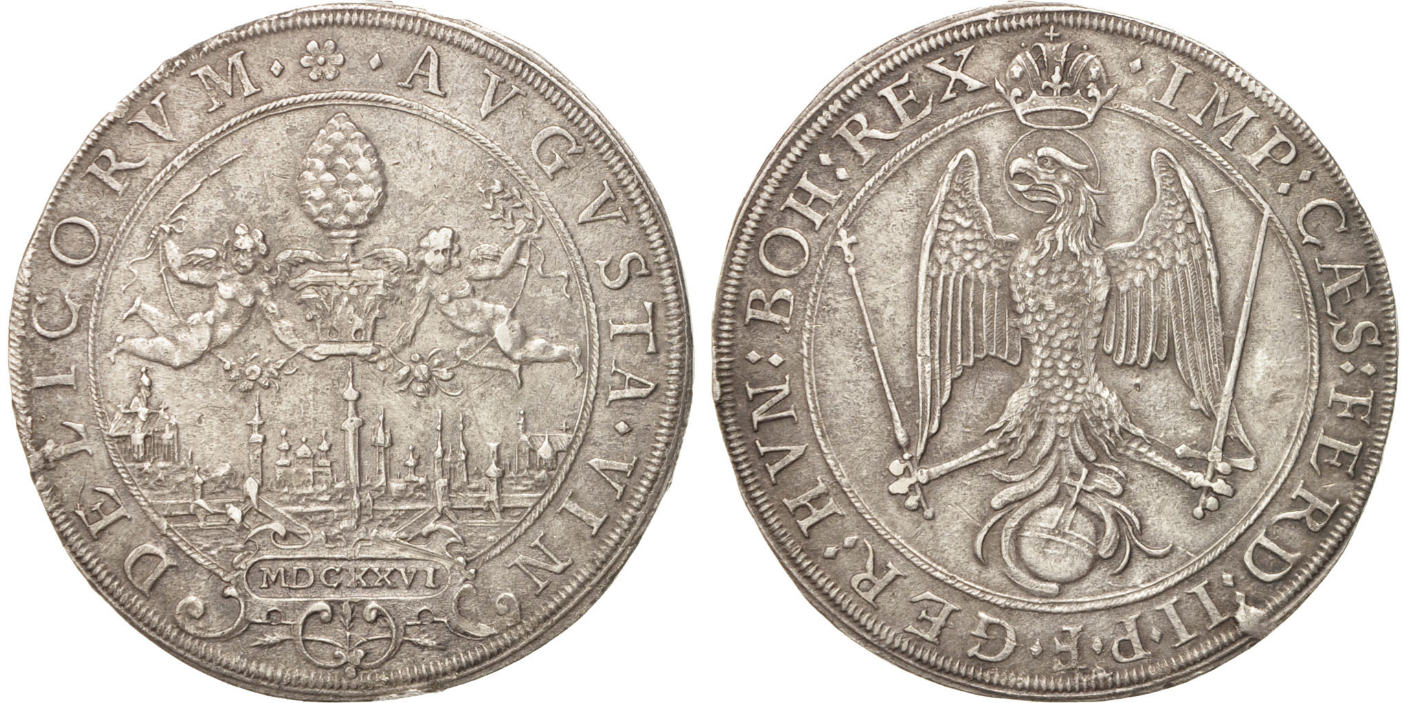 German States, AUGSBURG, Thaler, 1626, , Silver, KM:27.2